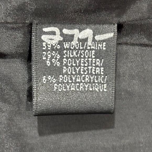 Lafayette 148 Size 12 L Black Embroidered Metallic Evening Jacket - Picture 5 of 8